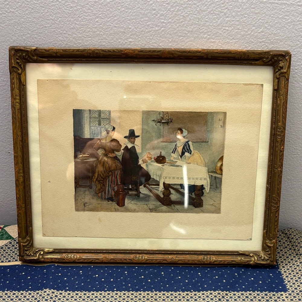 Framed Print Between Two Fires